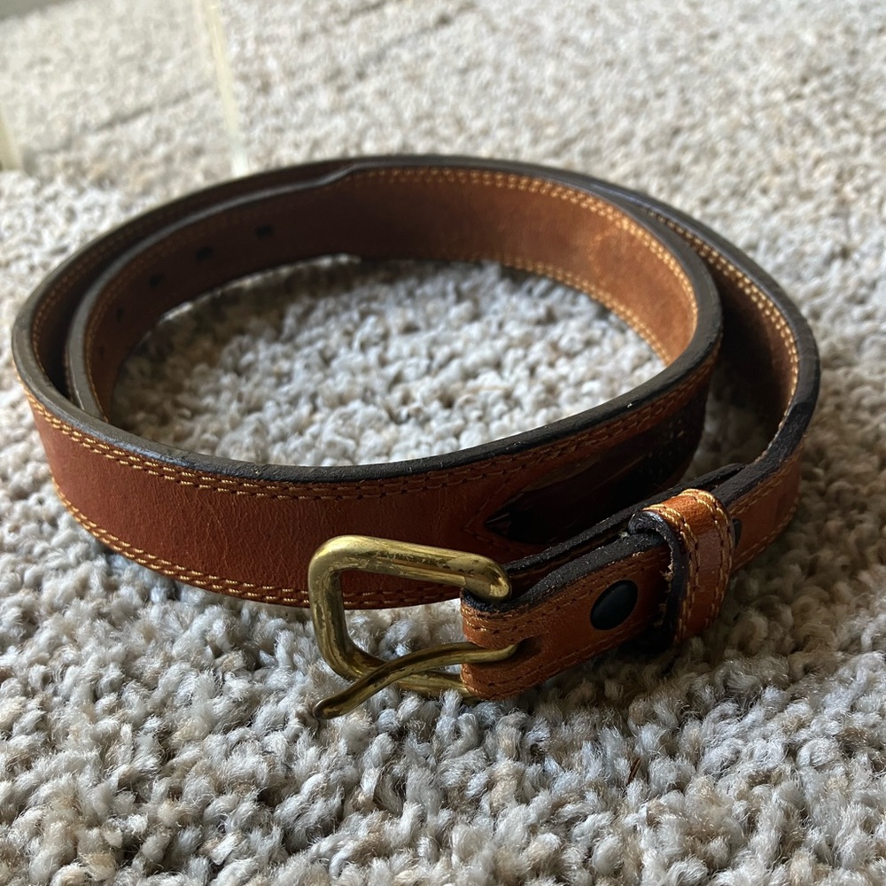 Vintage Leegin Western Leather Belt